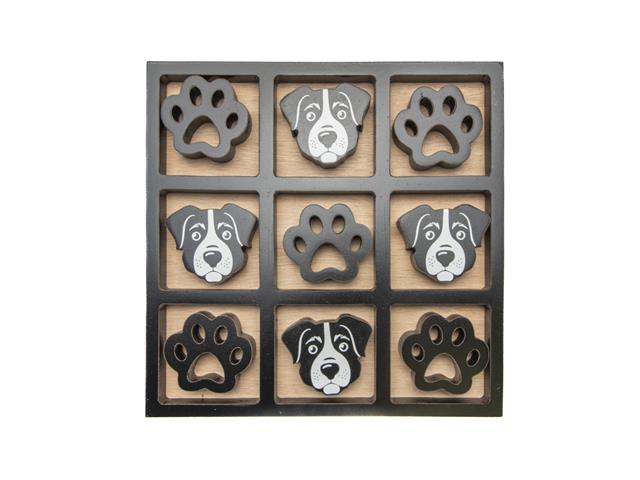 WOODEN TIC TAC TOE GAMEBOARD (DOG)