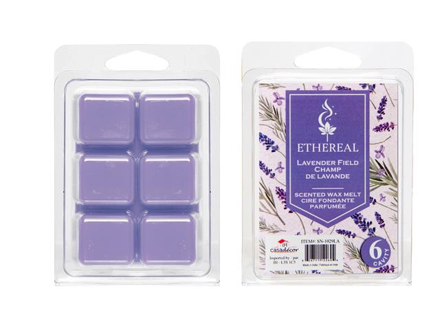 ETHEREAL 6 PK WAX MELT CUBES (LAVENDER) (12/DISP)
