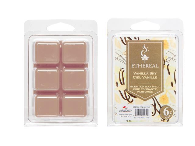 ETHEREAL 6 PK WAX MELT CUBES (VANILLA SKY) (12/DISP)