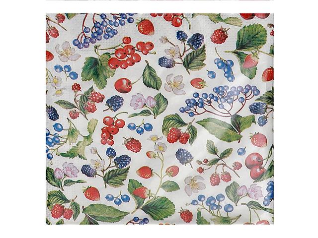 20 PACK LUNCHEON 3 PLY NAPKIN (WILD BERRIES)