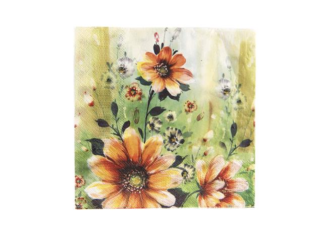 20 PACK LUNCHEON 3 PLY NAPKIN (SUNFLOWER)