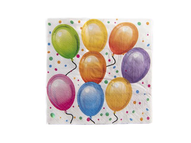 20 PACK LUNCHEON 3 PLY NAPKIN (BALLOON CELEBRATION)