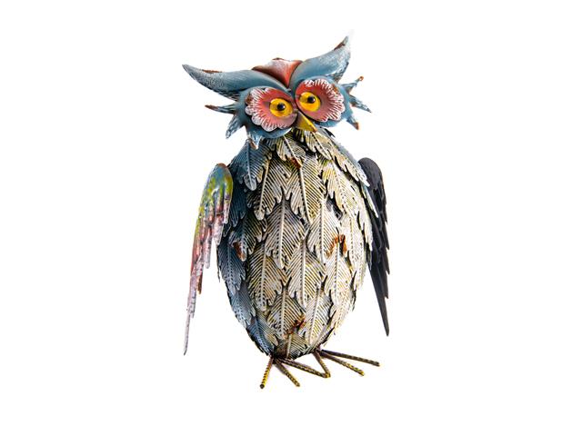 METAL OWL DÉCOR