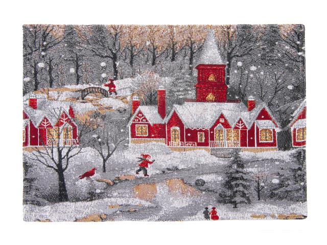 TAPESTRY PLACEMAT (WINTER CHURCH) (13 X 18)
