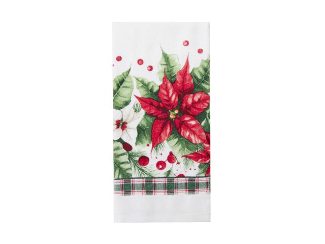 HAND TOWEL (BLOOMING POINSETTIA)