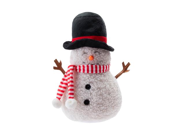 DOOR STOPPER (SNOWMAN WITH STRIPED SCARF)