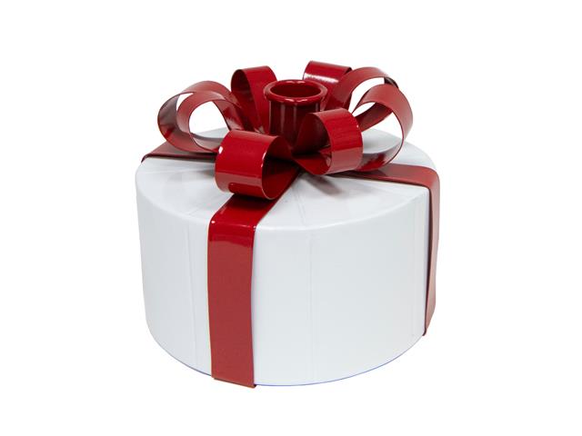 METAL ROUND GIFT BOX TAPER HOLDER