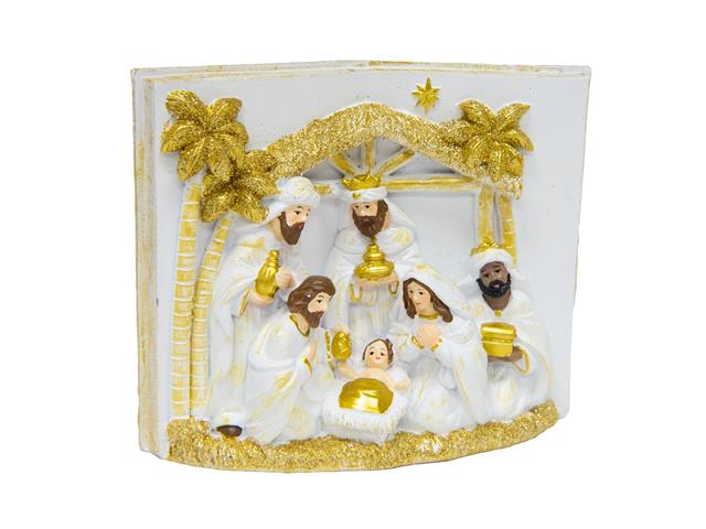 POLYRESIN NATIVITY SCENE