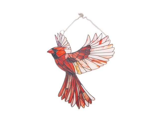 CARDINAL SHAPED ACRYLIC HANGER