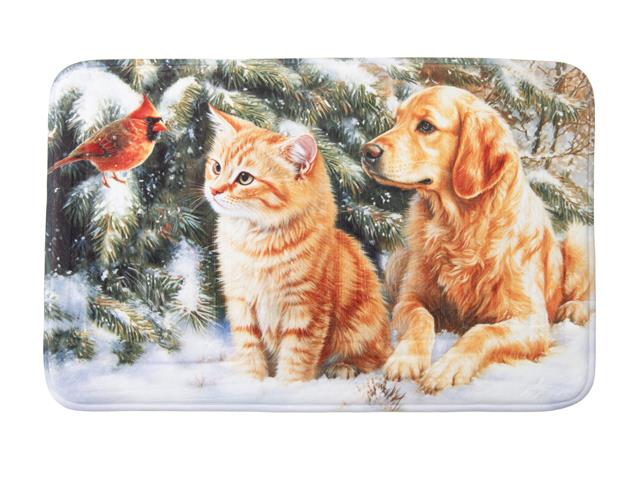 MEMORY FOAM DIGITAL PRINT MAT (CARDINAL, CAT, DOG)