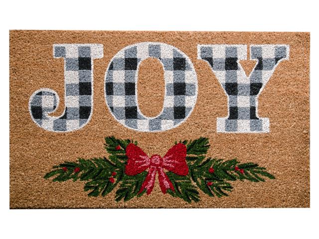 COIR DOOR MAT (BOW - JOY)