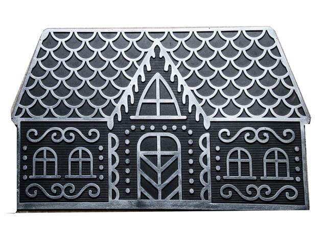 RUBBER MAT (GINGERBREAD HOUSE)