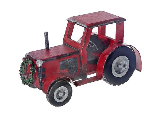 WOODEN RED TRACTOR DECOR - IH Casadecor