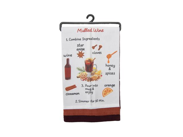 KITCHEN TOWEL (SET OF 3 PCS) (MULLED WINE/SOLID/WAFFLE)