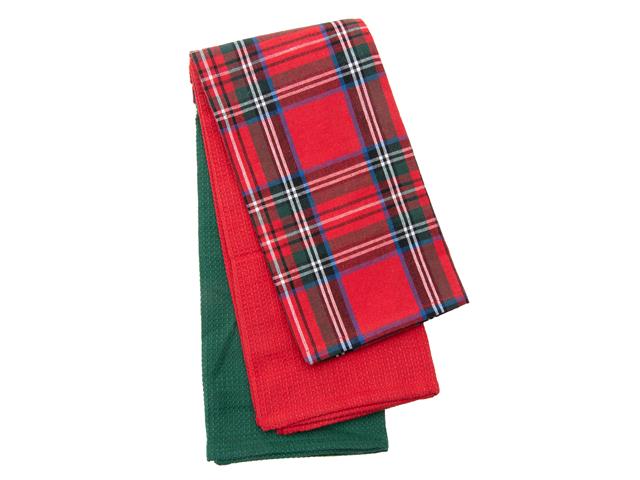 KITCHEN TOWEL (SET OF 3 PCS) (CLASSIC TARTAN)