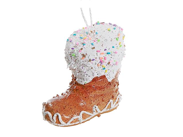 GINGERBREAD BOOT ORNAMENT