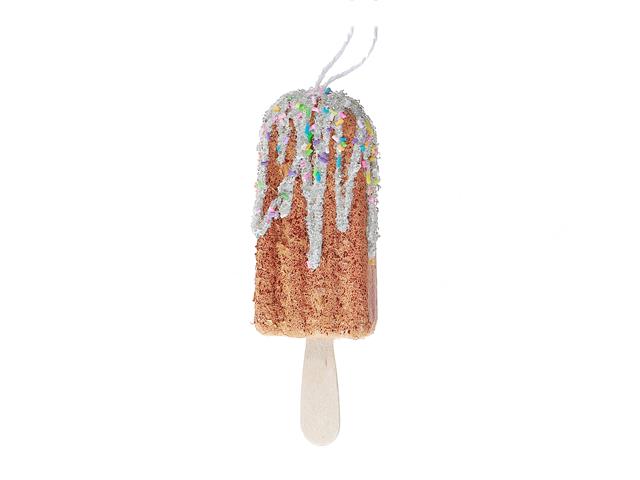 GINGERBREAD POPSICLE ORNAMENT