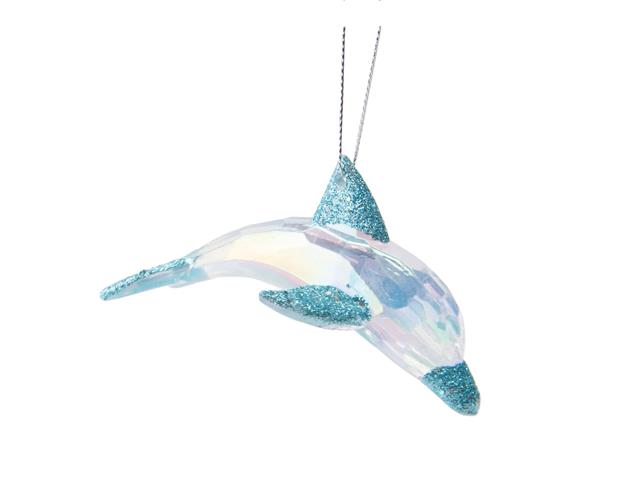 IRIDESCENT ORNAMENT (DOLPHIN)