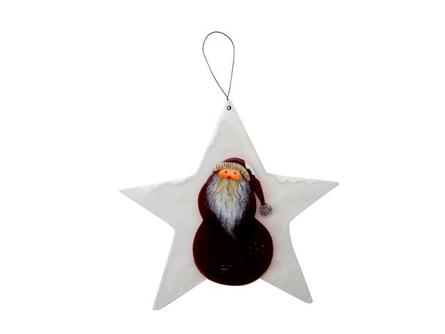STAR ACRYLIC HANGER (SANTA)