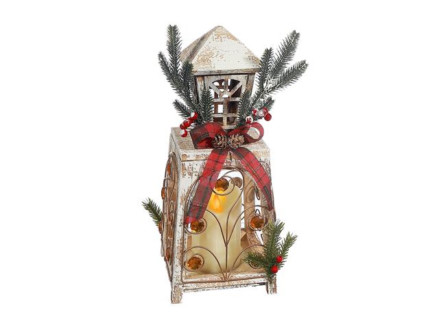 LED WOODEN TOWER LANTERN