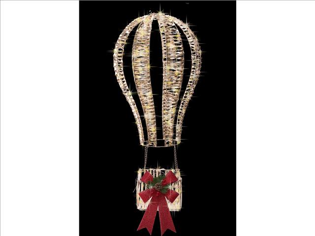 LED LIGHTED GOLD BALLOON LANTERN DÉCOR (540L)