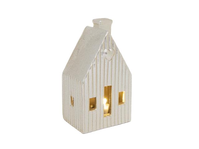 LED PORCELAIN METALLIC HOUSE DECOR (GOLD)