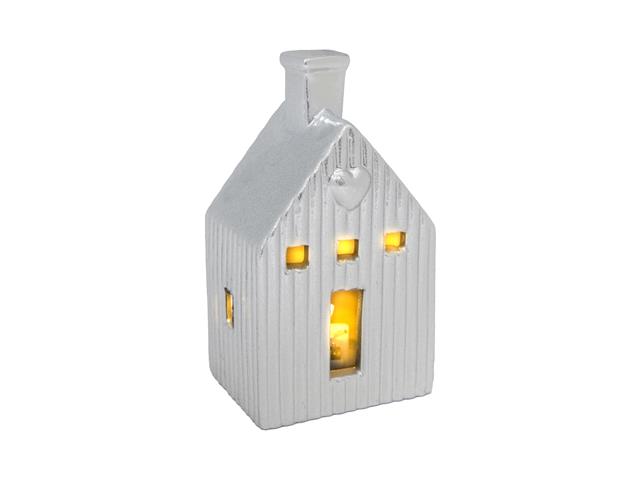 LED PORCELAIN METALLIC CHURCH DECOR (SILVER)