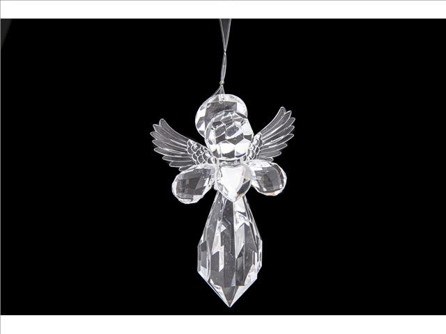 ACRYLIC CRYSTAL ORNAMENT (DIAMOND DROP ANGEL)