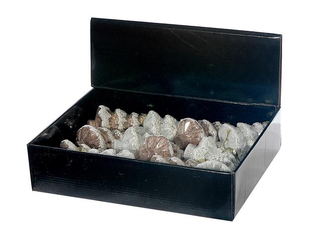 GLITTER TREE ORNAMENT (ASSTD) (12/DISP)