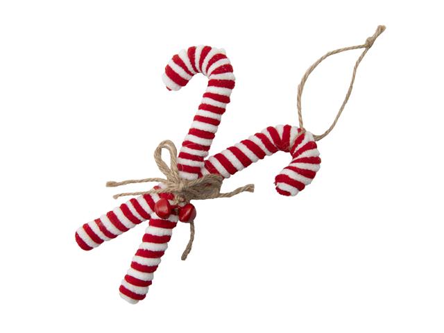 DOUBLE CANDY CANE ORNAMENT