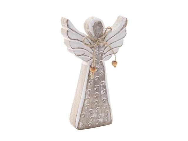 MANGO WOOD DECOR (WHITE ANGEL)