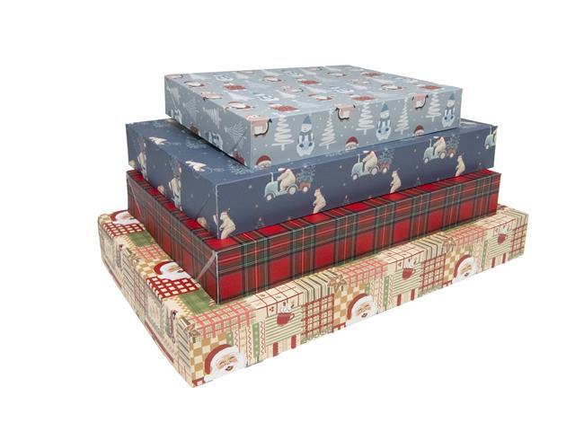 LARGE FLAT SHIRT BOXES (ASSTD)