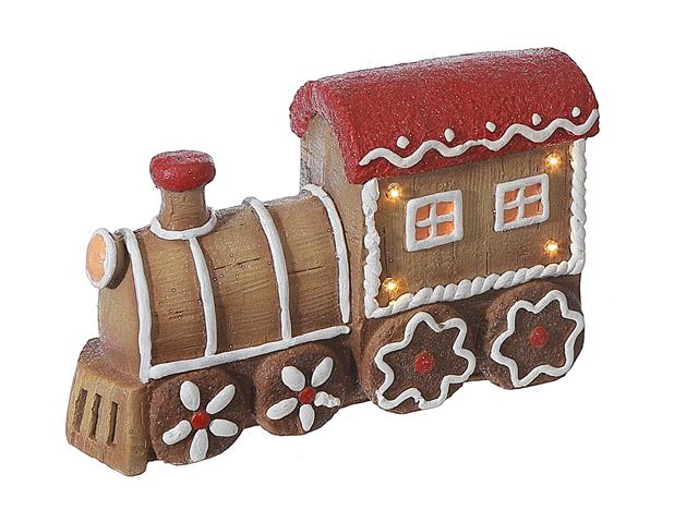LED GINGERBREAD TRAIN