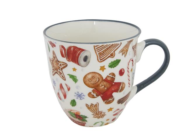 17.5 OZ CERMIC MUG (GINGERBREAD)