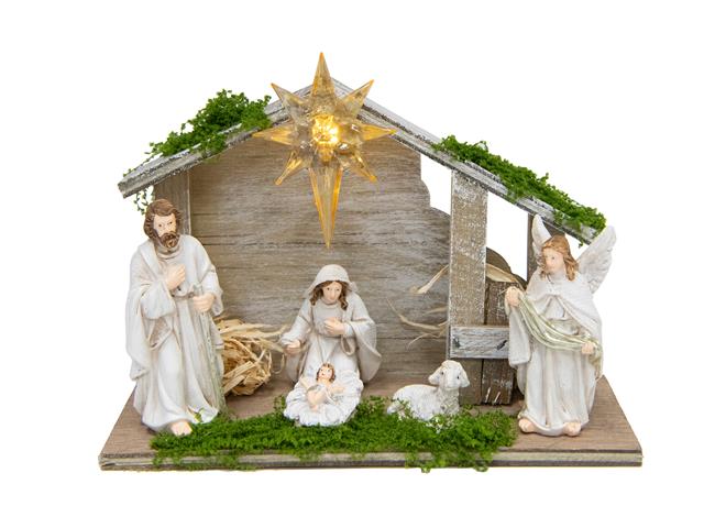 VINTAGE NATIVITY SCENE