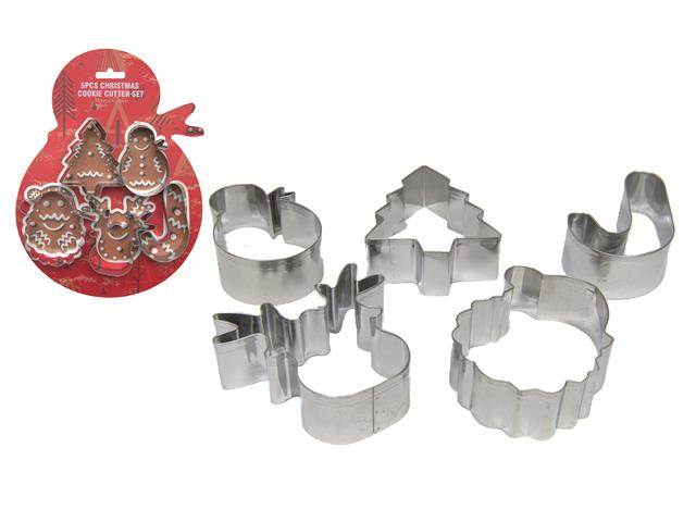 CHRISTMAS COOKIE CUTTER (SNOWMAN) (5 PC)
