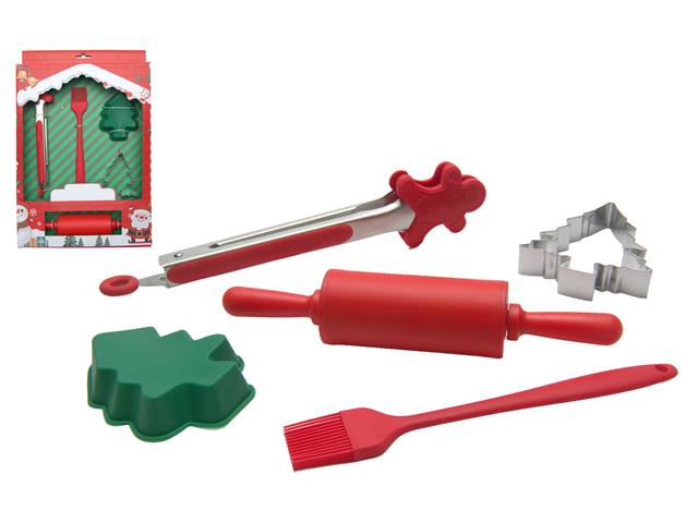 CHRISTMAS BAKING SET (5 PC)