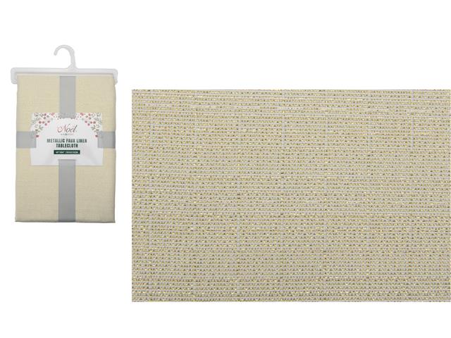 LUREX TABLECLOTH (52 X 70) (GOLD)
