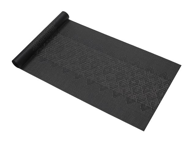 VINYL TABLE RUNNER (54") (DIAMOND BAND) (BLACK)