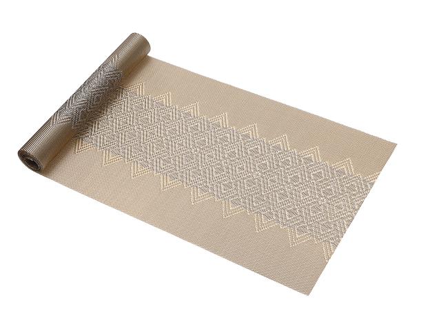 VINYL TABLE RUNNER (72") (DIAMOND BAND) (GOLD)