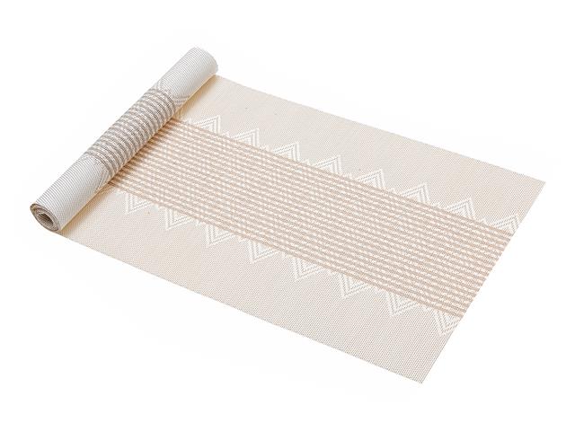 VINYL TABLE RUNNER (54") (DIAMOND BAND) (WHITE)