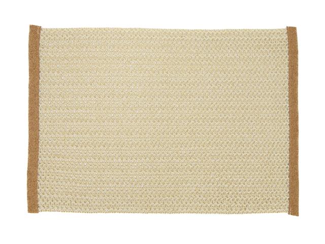 WOVEN RECT. PLACEMAT (BEIGE)