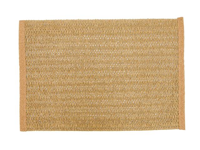 WOVEN RECT. PLACEMAT (BROWN)