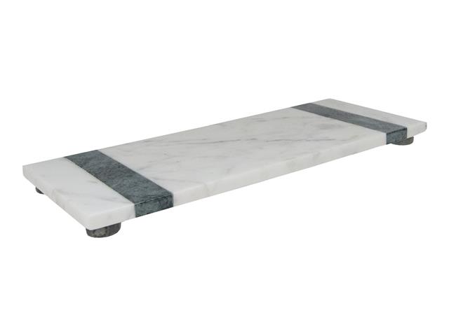 GRAY STRIPED MARBLE  TRAY