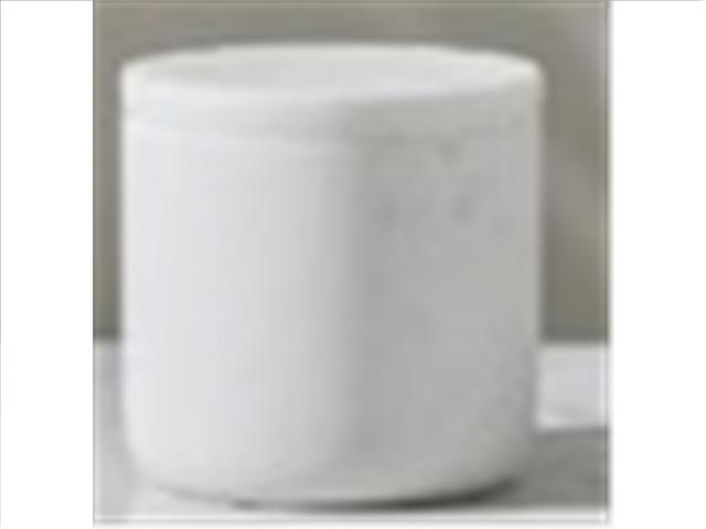 MAEVE WHITE MARBLE CANISTER