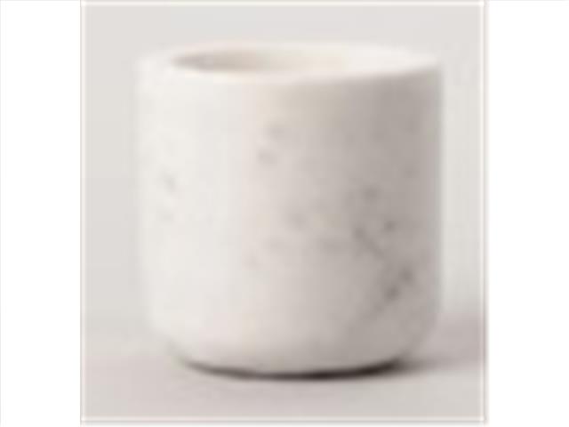 MAEVE WHITE MARBLE TUMBLER