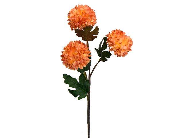 32" 3 HEAD LONG STEM DAHLIAS (ORANGE)