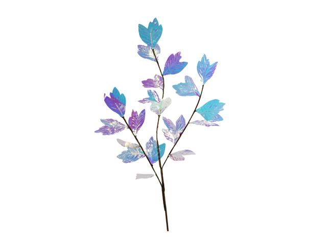 40" IRIDESCENT LEAVES BRANCH