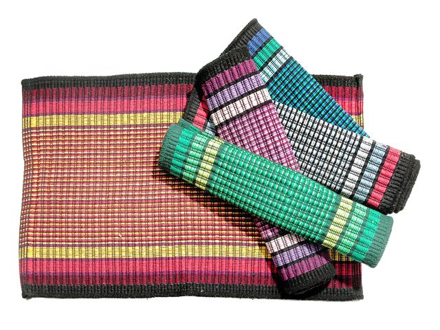 COTTON RIBBED RUG (20"  X  32") (ASSTD)