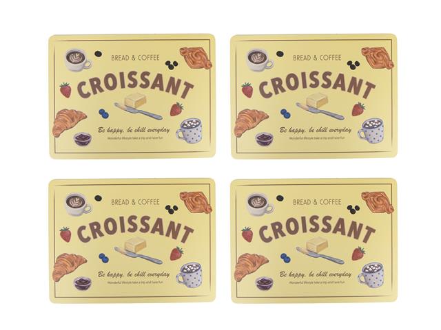 4 PC MDF PLACEMAT (CROISSANT)